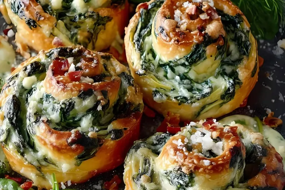 Spinach Artichoke Swirls Recipe