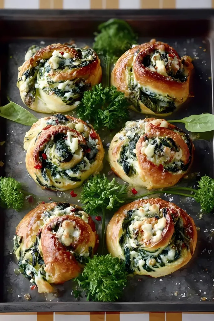 Spinach Artichoke Swirls Recipe