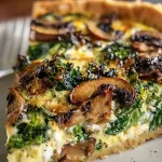 Spinach and Mushroom Quiche Recipe