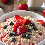 Strawberry Oatmeal with Chia Seeds Recipe