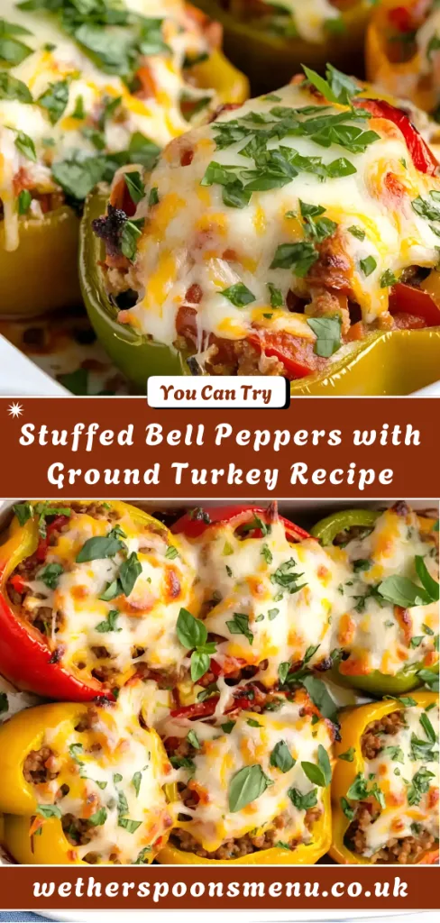 Stuffed Bell Peppers with Ground Turkey Recipe