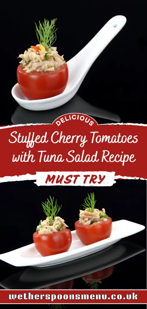 Stuffed Cherry Tomatoes with Tuna Salad Recipe
