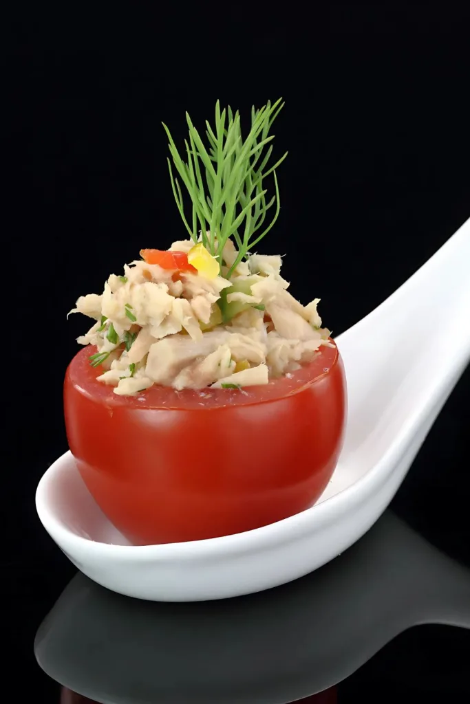 Stuffed Cherry Tomatoes with Tuna Salad Recipe
