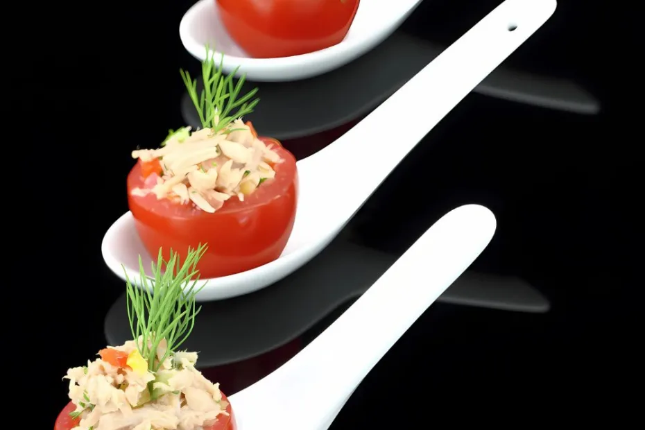 Stuffed Cherry Tomatoes with Tuna Salad Recipe