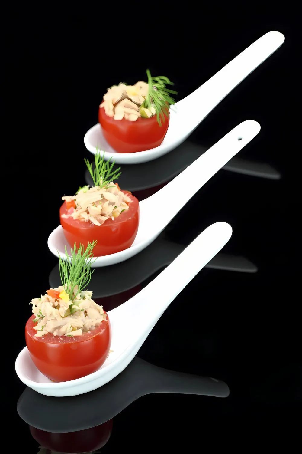 Stuffed Cherry Tomatoes with Tuna Salad Recipe