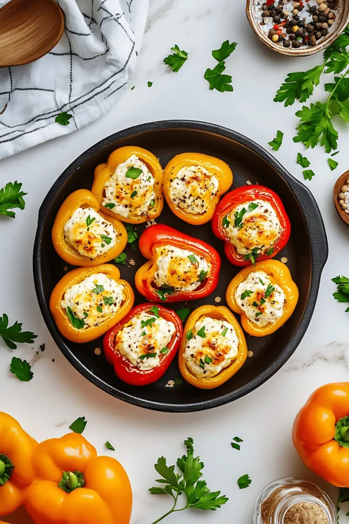 Stuffed Mini Peppers with Cream Cheese Recipe