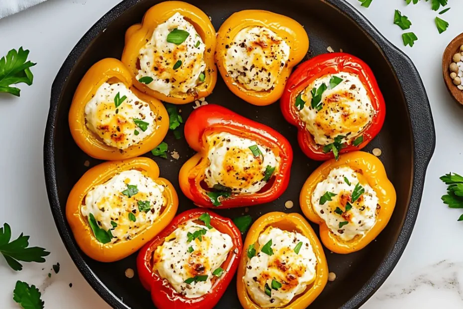 Stuffed Mini Peppers with Cream Cheese Recipe