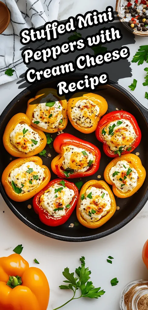 Stuffed Mini Peppers with Cream Cheese Recipe
