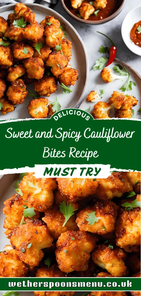 Sweet and Spicy Cauliflower Bites Recipe