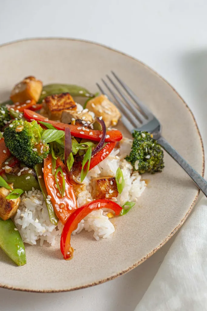 Teriyaki Tofu Stir-Fry with Vegetables Recipe
