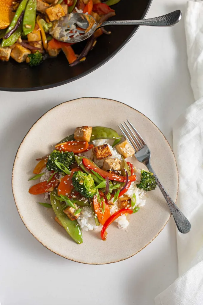 Teriyaki Tofu Stir-Fry with Vegetables Recipe
