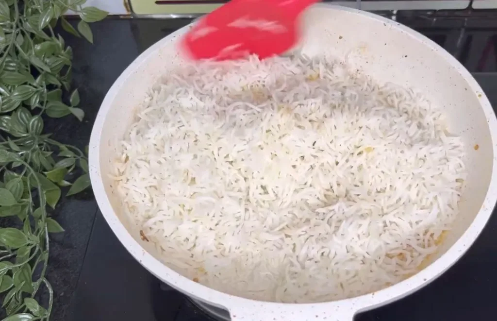 Toast and Cook the Rice