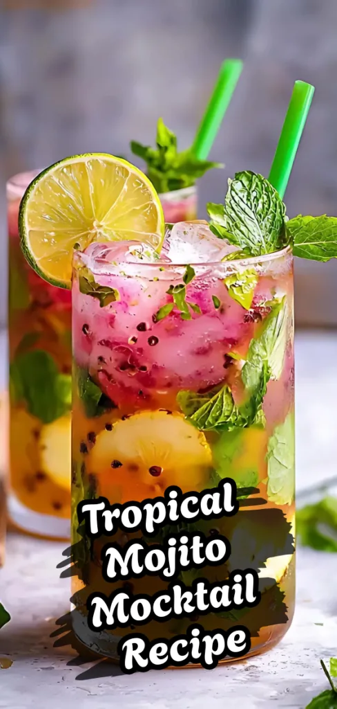 Tropical Mojito Mocktail