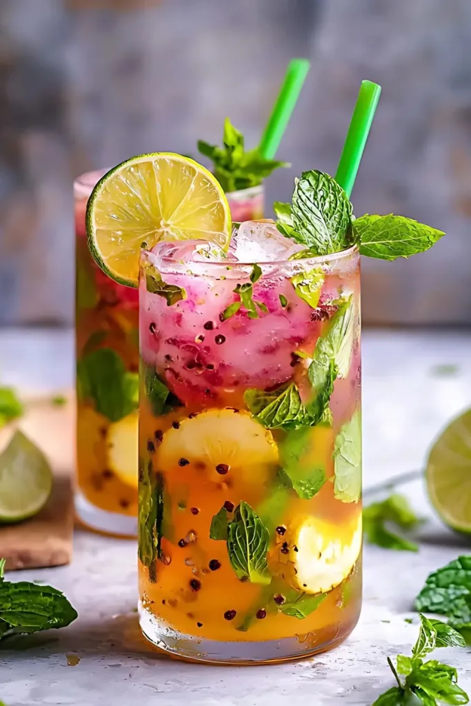 Tropical Mojito Mocktail