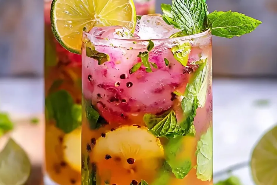 Tropical Mojito Mocktail