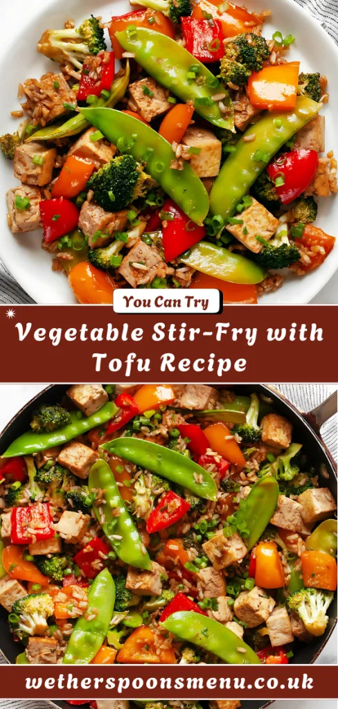 Vegetable Stir-Fry with Tofu Recipe