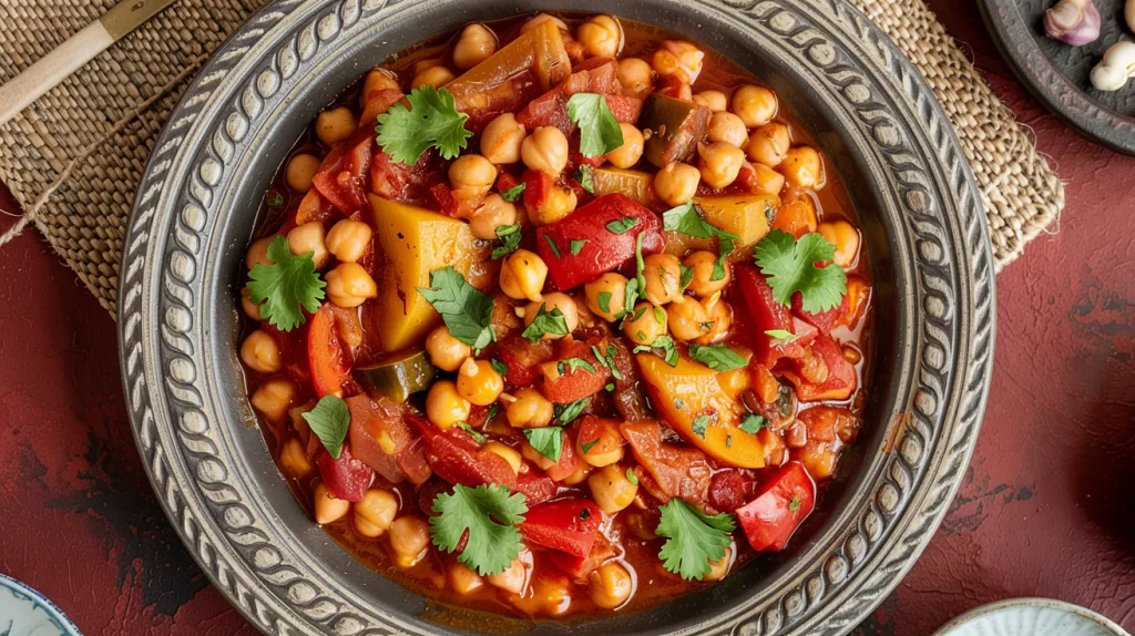 Vegetable and Chickpea Tagine Recipe