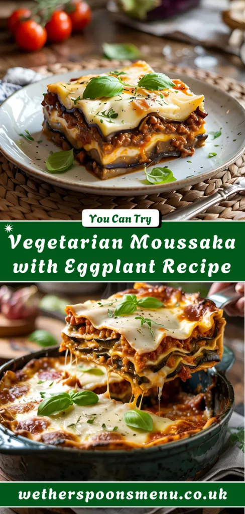 Vegetarian Moussaka with Eggplant Recipe