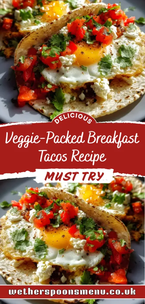 Veggie Packed Breakfast Tacos Recipe