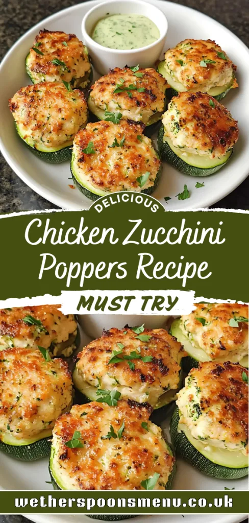 Chicken Zucchini Poppers Recipe