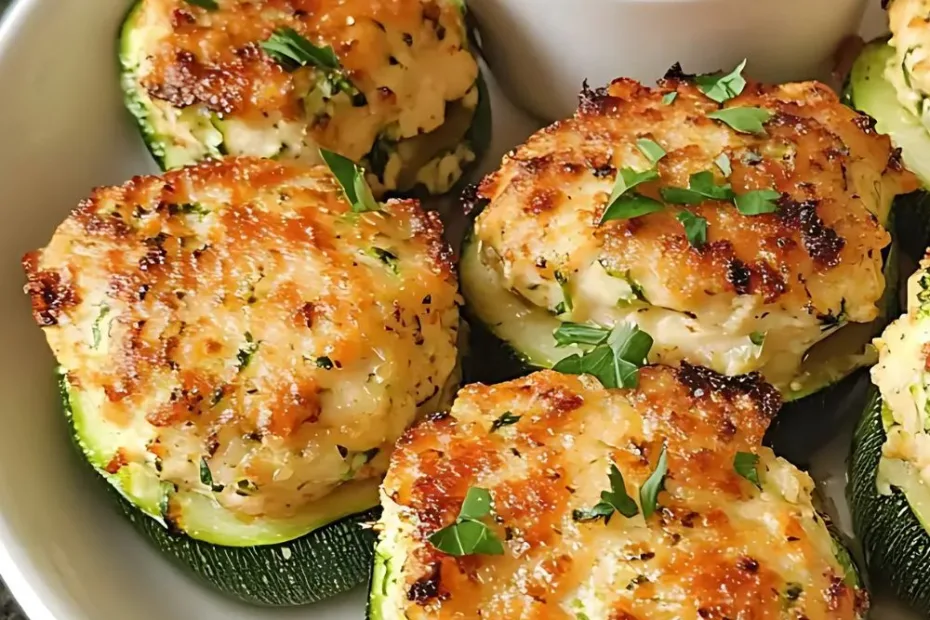 Chicken Zucchini Poppers Recipe
