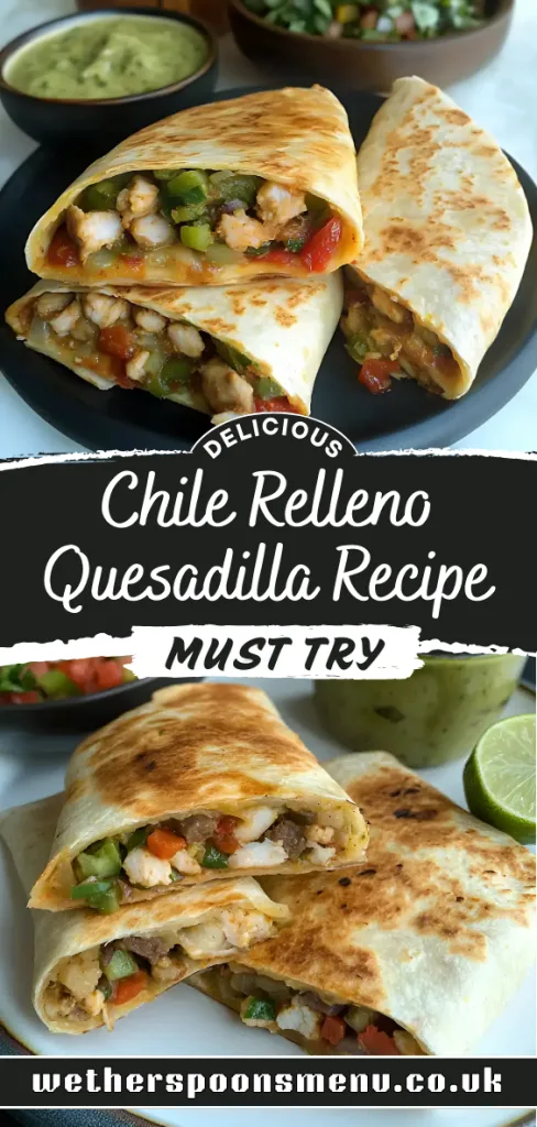 Chile Relleno Quesadilla Recipe