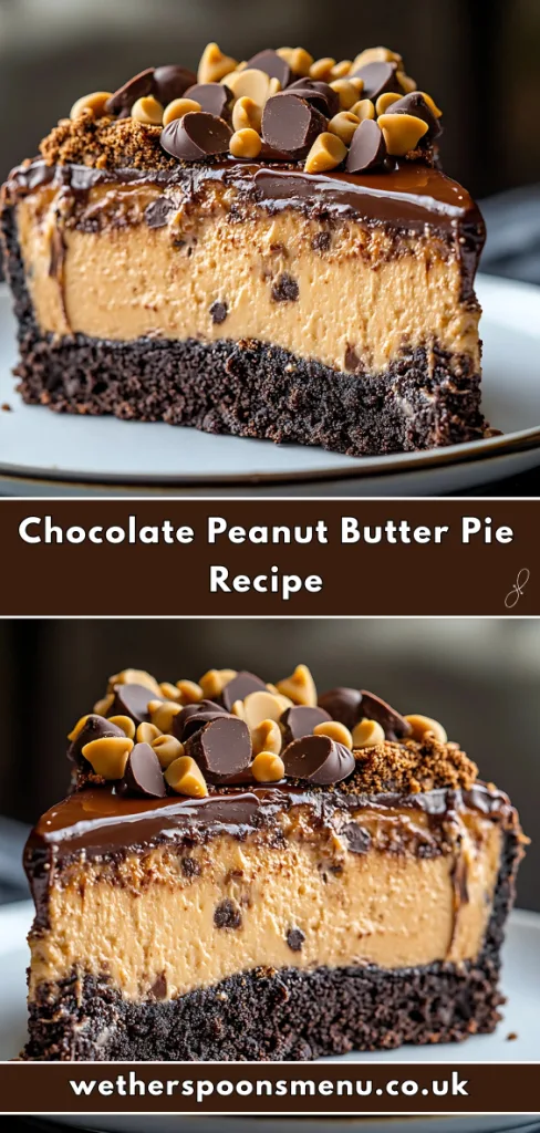 Chocolate Peanut Butter Pie Recipe