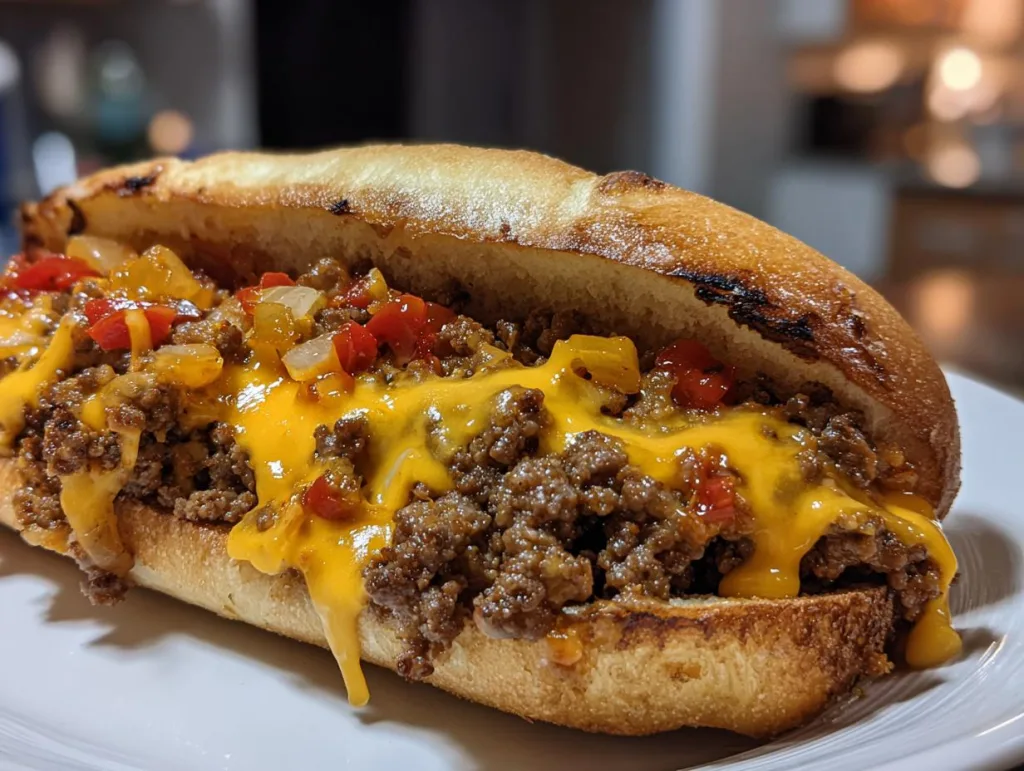 Chopped Cheese Sandwich Recipe
