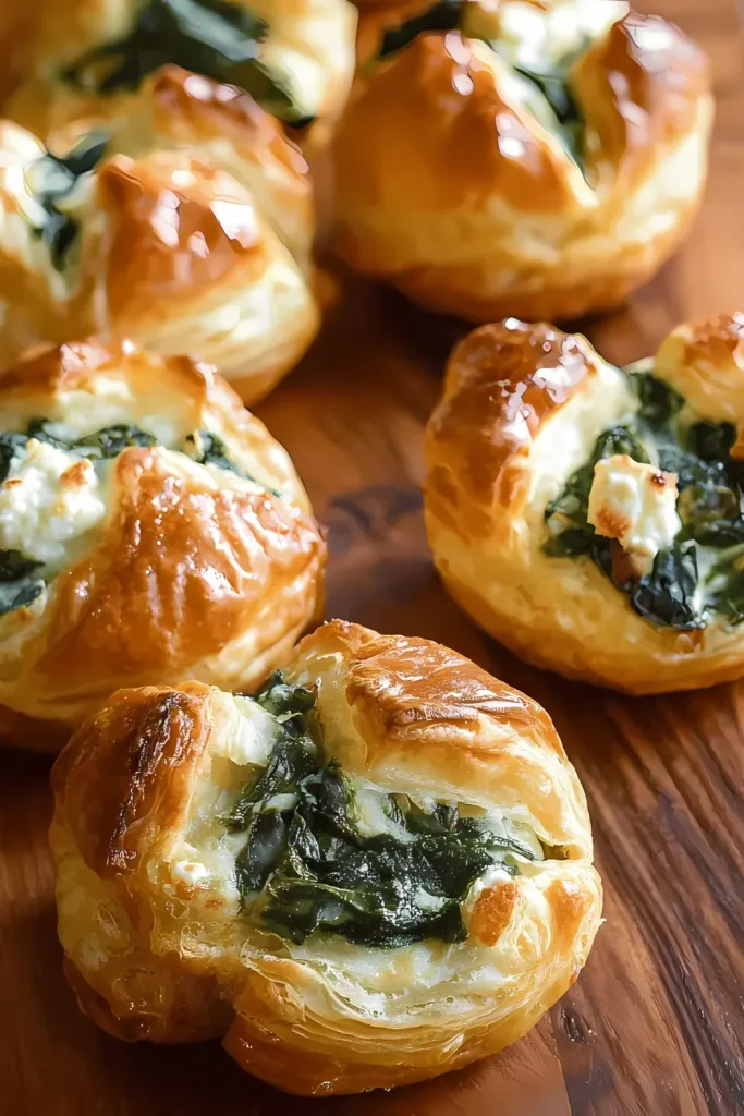 Cream Cheese Spinach Puffs Recipe