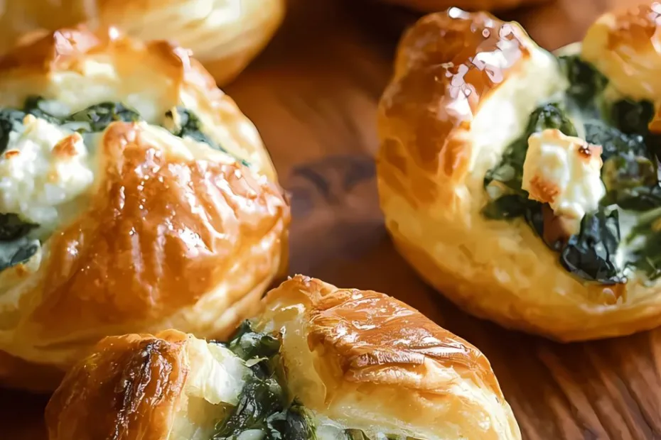 Cream Cheese Spinach Puffs Recipe
