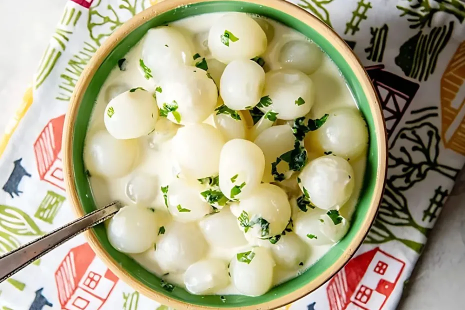 Creamed Pearl Onions Recipe