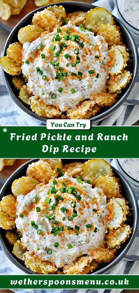 Fried Pickle and Ranch Dip Recipe