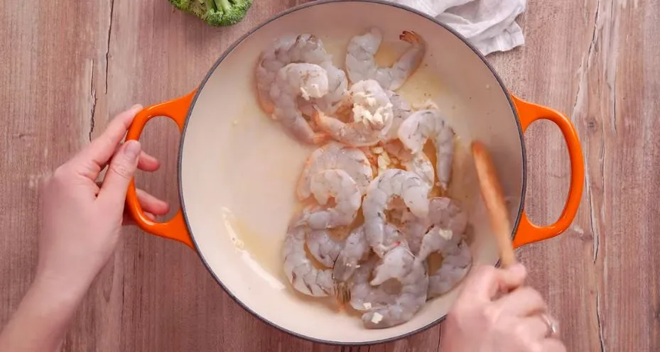 Sauté the Shrimp