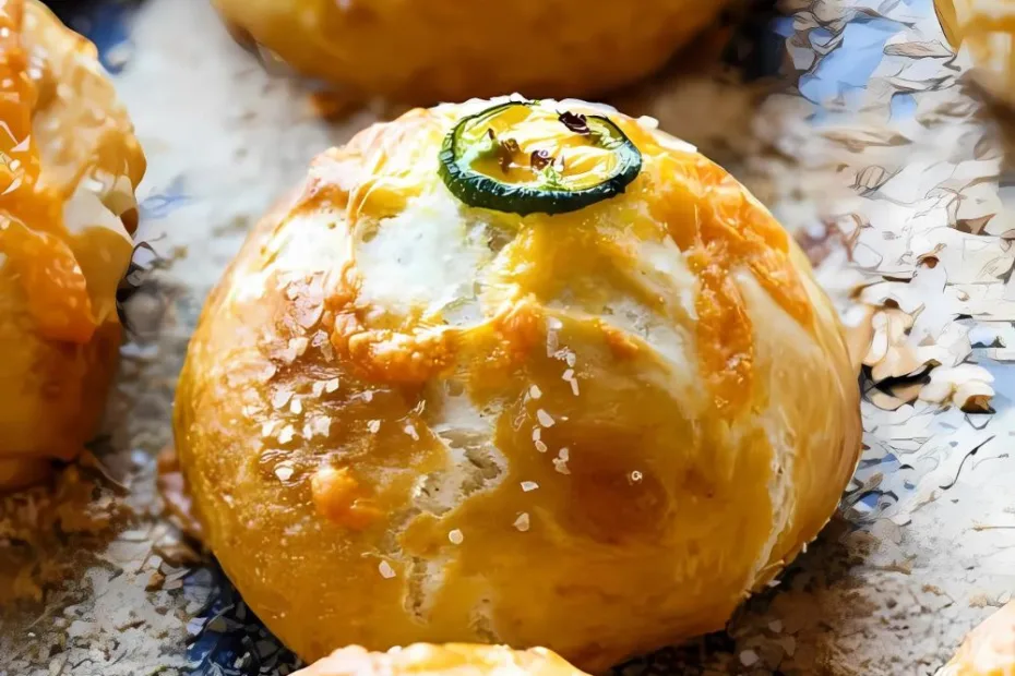 Jalapeno Popper Pretzel Rolls Recipe