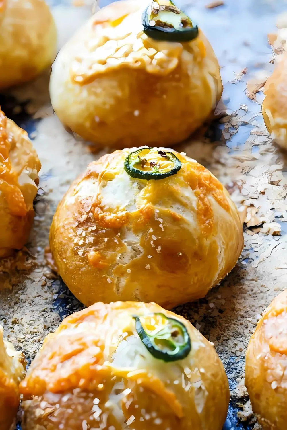 Jalapeno Popper Pretzel Rolls Recipe