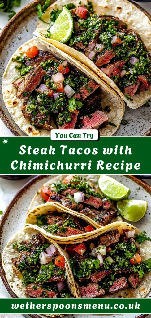 steak tacos with chimichurri recipe