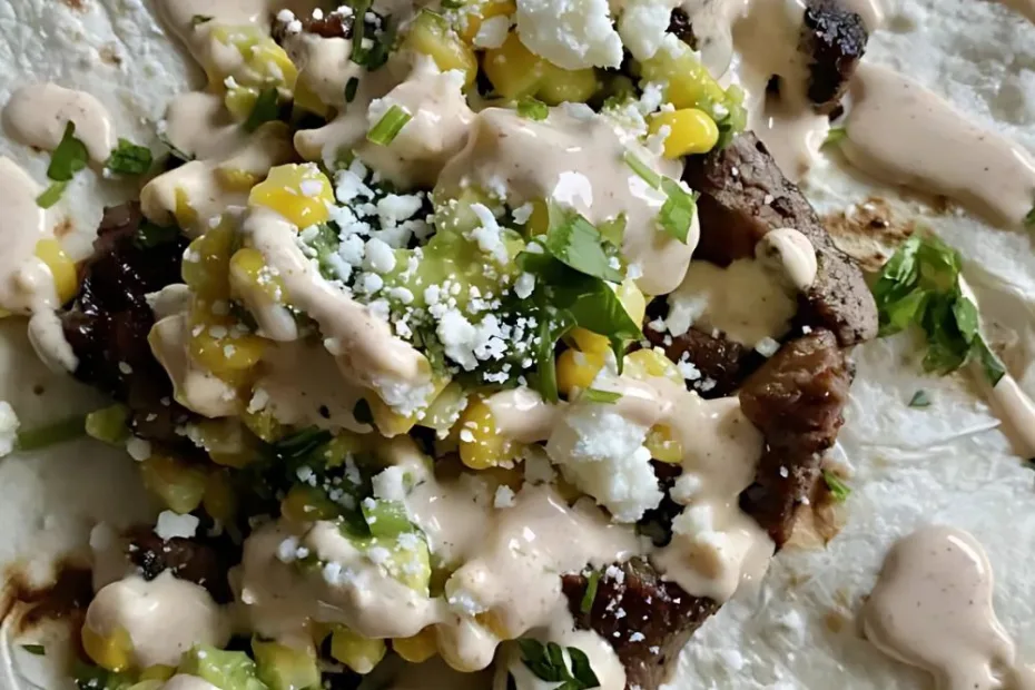 Steak Tacos with Corn Salsa Recipe