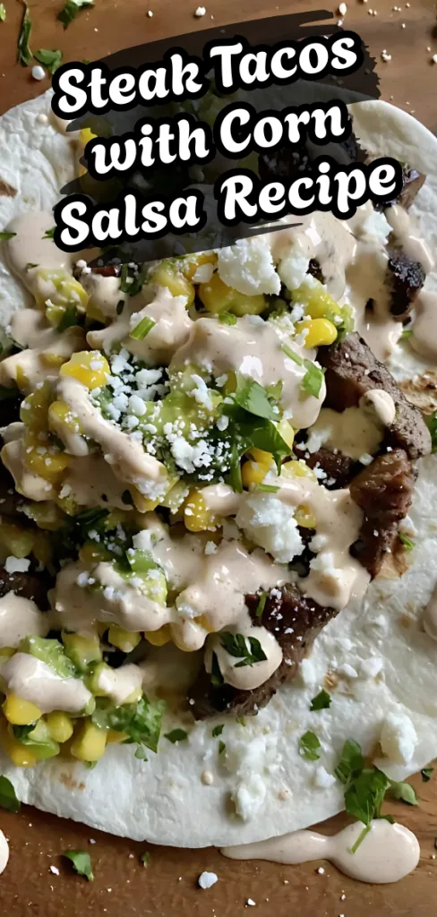 Steak Tacos with Corn Salsa Recipe