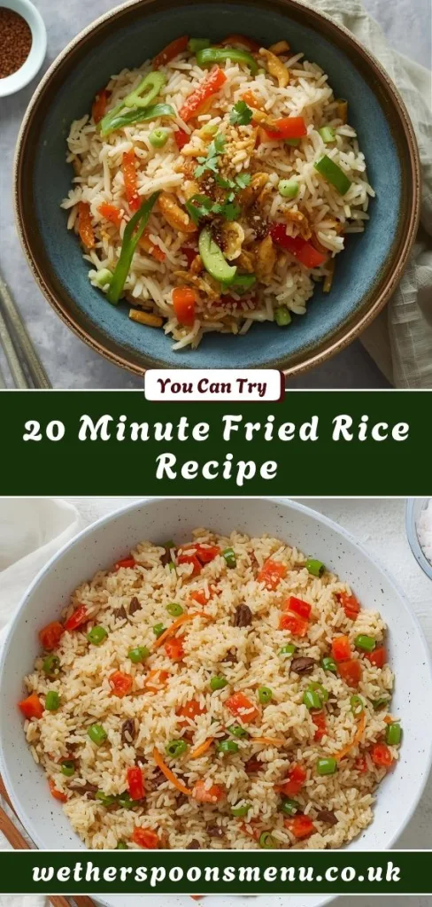 20 Minute Fried Rice Recipe