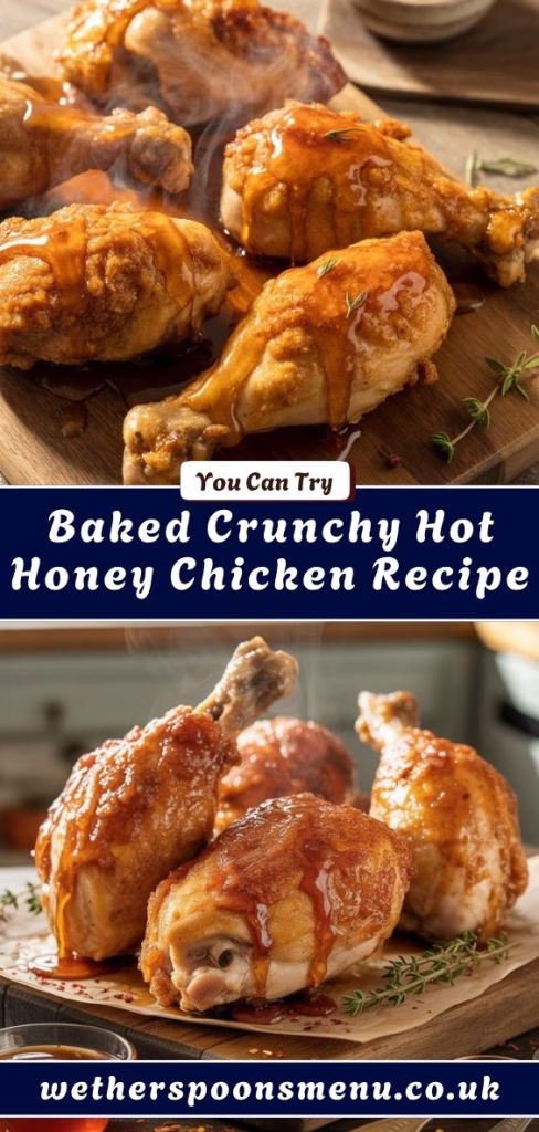 Baked Crunchy Hot Honey Chicken Recipe