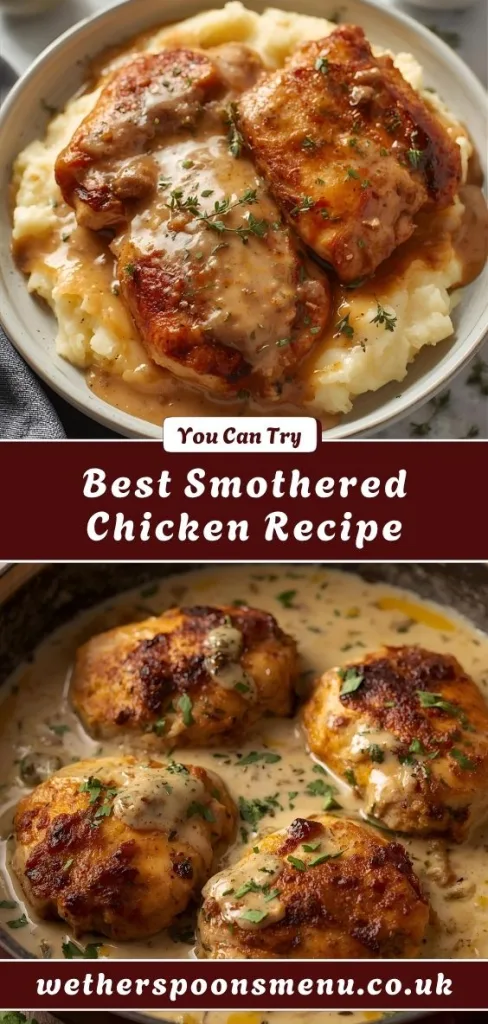 Best Smothered Chicken Recipe