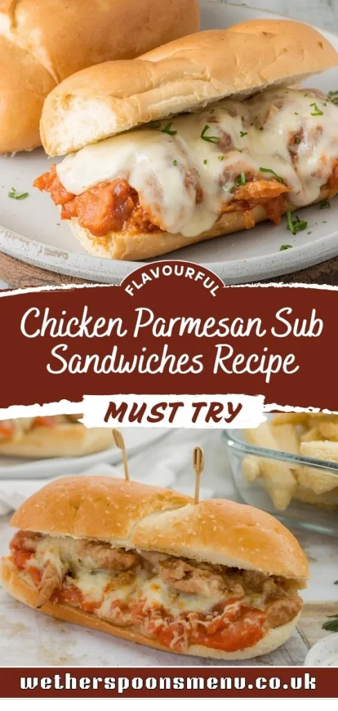 Chicken Parmesan Sub Sandwiches Recipe