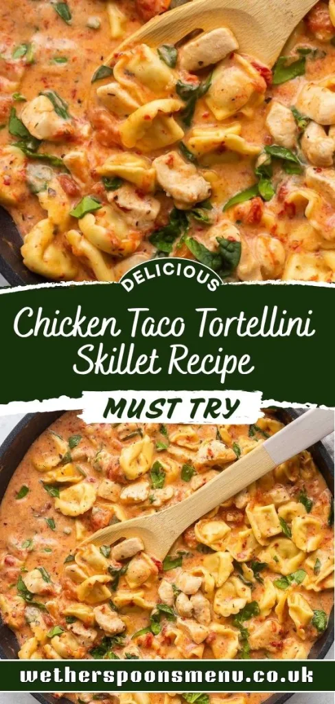 Chicken Taco Tortellini Skillet Recipe