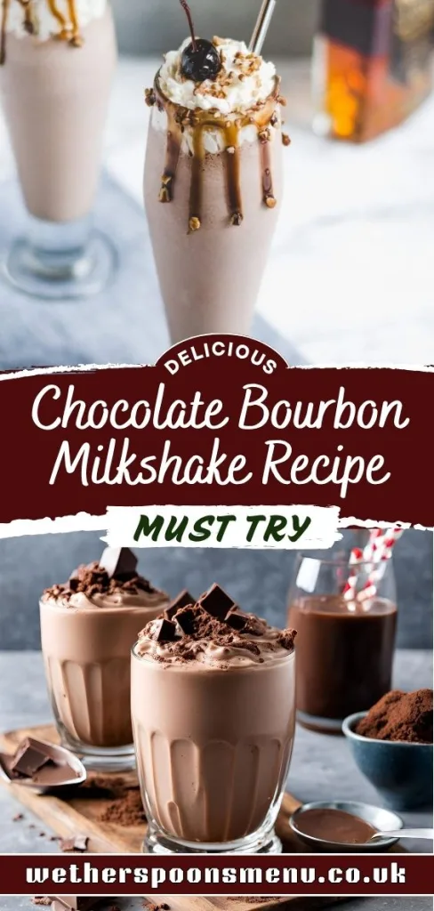 Chocolate Bourbon Milkshake Recipe