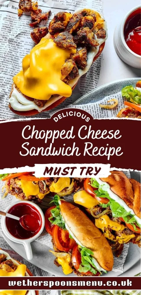 Chopped Cheese Sandwich Recipe