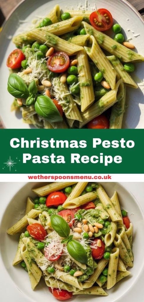 Christmas Pesto Pasta Recipe