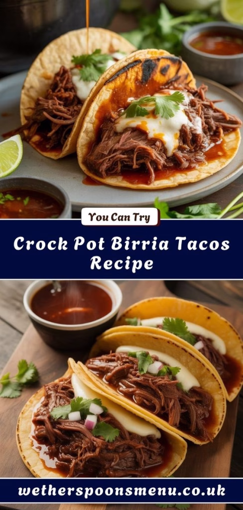 Crock Pot Birria Tacos Recipe