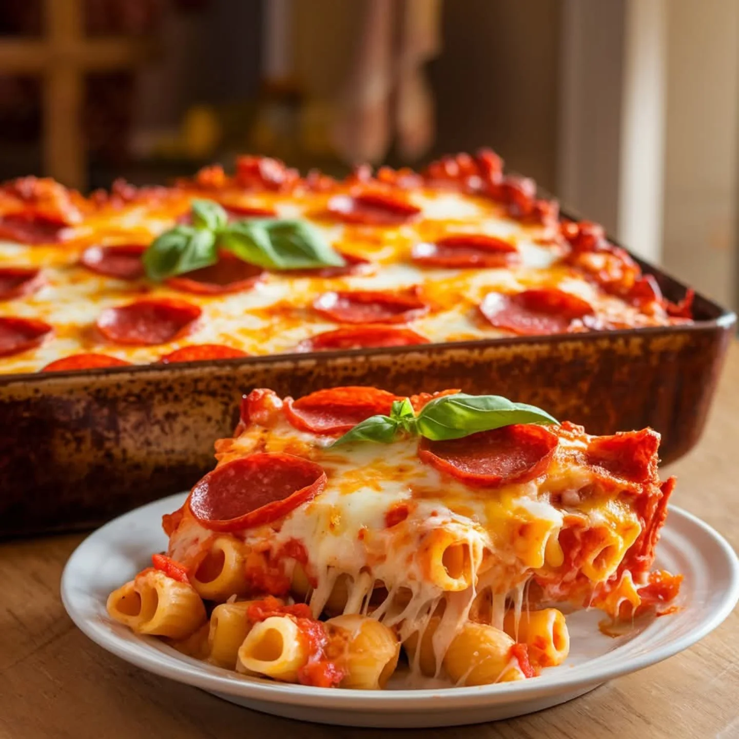 Easy Pizza Pasta Bake Recipe