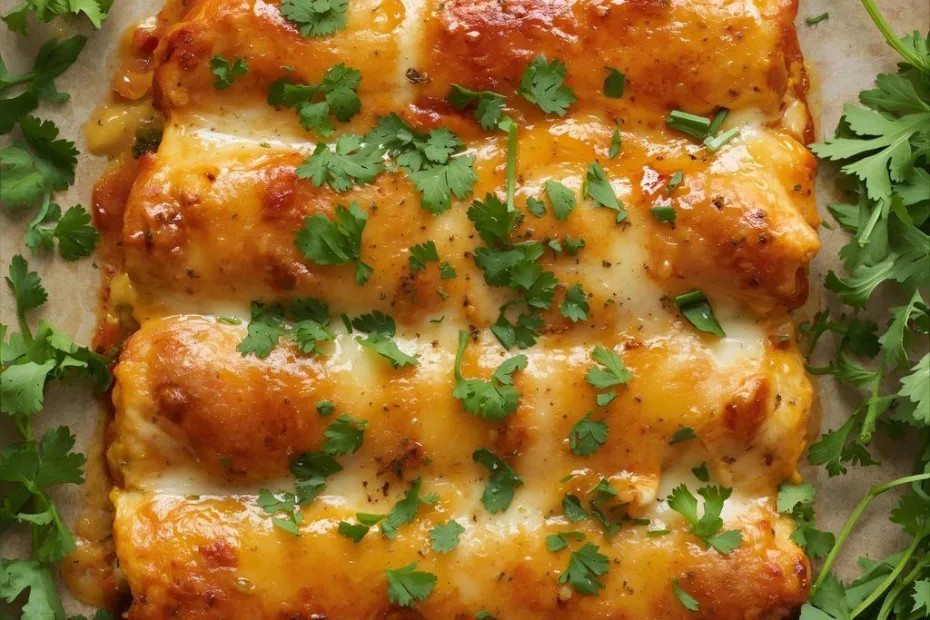 Green Chile Chicken Enchiladas Recipe