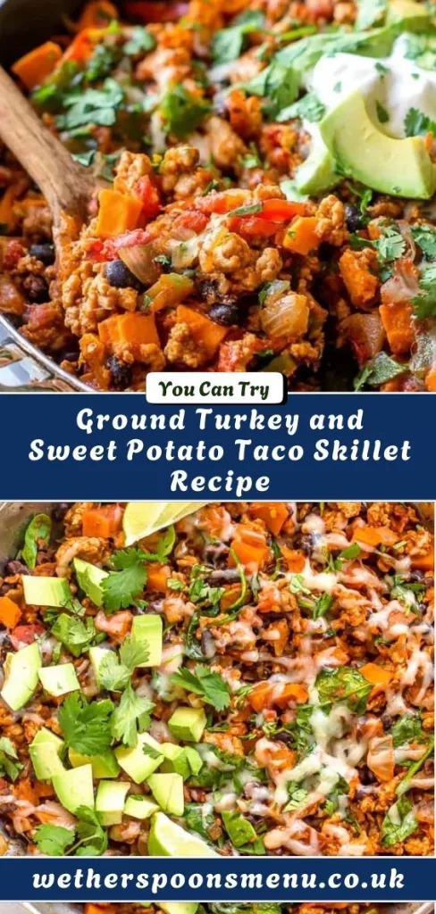 Ground Turkey Sweet Potato Taco Skillet Recipe